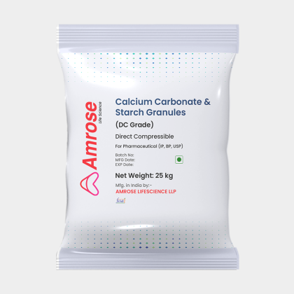 Calcium Carbonate and Starch Granules of Pharma- Special Bulk Pricing with the fastest delivery