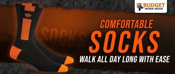 COMFORTABLE SOCKS WALK ALL DAY LONG WITH EASE