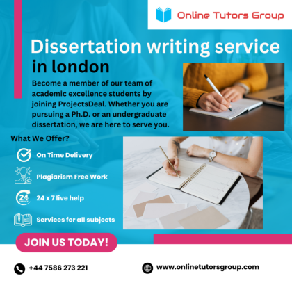 Dissertation writing service in UK/london