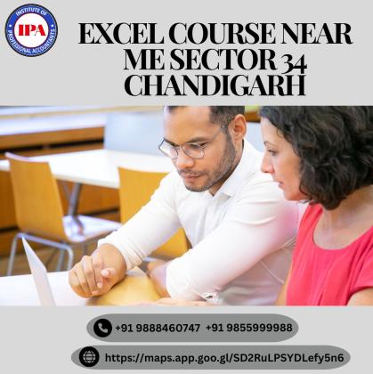 Excel Course Near Me in Sector 34, Chandigarh – Expert Training
