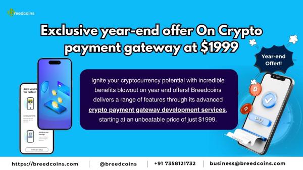 Exclusive year-end offer On Crypto payment gateway at $1999