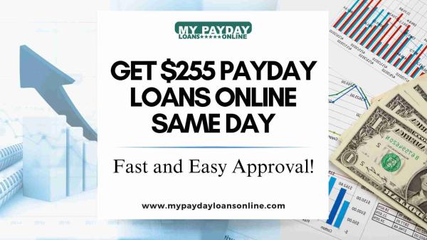 Get $255 Payday Loans Online Same Day Without Stress at My Payday Loans Online.