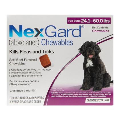 Nexgard Chewables for Large Dogs - 30% Discount + Free Shipping