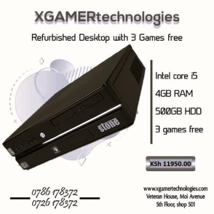 Refurbished Core i5 STONE SFF desktop PC used lightly