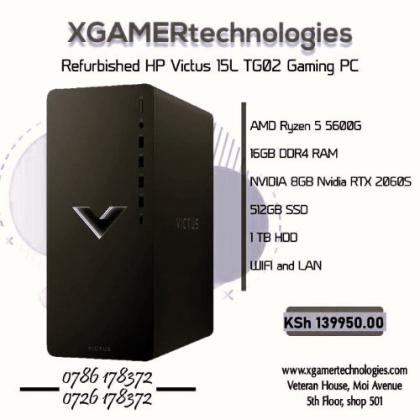 Refurbished Ryzen 5 HP Victus 15L TG02 tower desktop