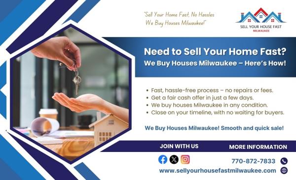 Sell Your Home Fast – We Buy Houses Milwaukee | Quick & Hassle-Free Process