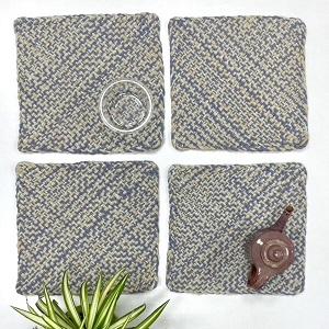 Square Woven Placemats: Handmade Elegance by Project1000