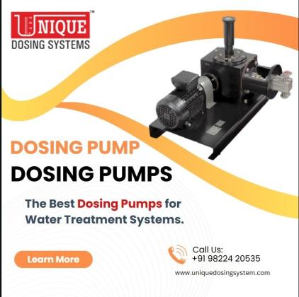 The Best Dosing Pumps for Water Treatment Systems.