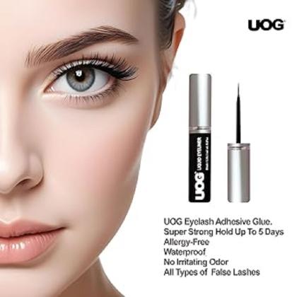 UOG Eyelash Adhesive Glue | Strong Hold Lash Glue & Eyelash Extension Glue