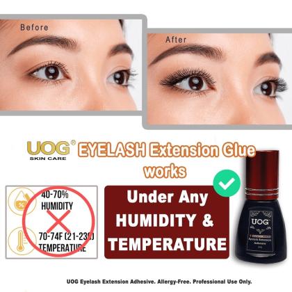 UOG Eyelash Glue White | Lash Adhesive for Extensions