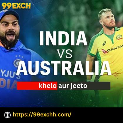 Win Big prize’s on the India vs Australia Match with 99 Exchange ID