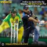 Bet Big on India vs Australia with 99 Exch Betting ID
