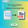 Buy RTF to PDF Converter for Easy Conversion