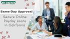 Flexible Online Payday Loans California - Low Interest