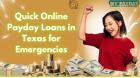 Flexible Online Payday Loans Texas Can Rely On