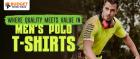 Get the mens polo t shirts where quality meets value