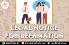 legal notice for defamation | Law Firm | lead india