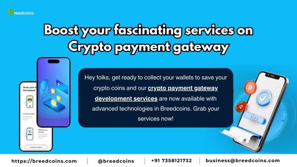 Boost your fascinating services on Crypto payment gateway