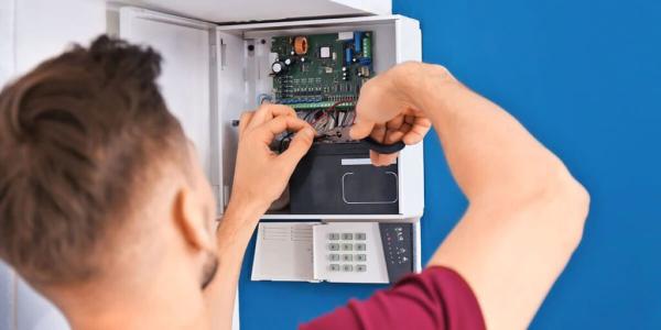 Burglar alarm system installation