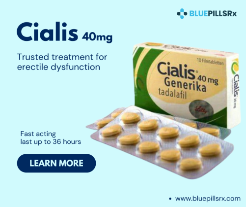 Cialis 40mg Tablets for Erectile Dysfunction Treatment