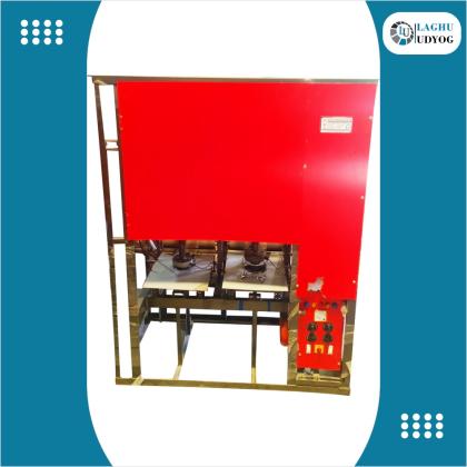 Double Die Paper Plate Machine - Laghu Udyog Bharat