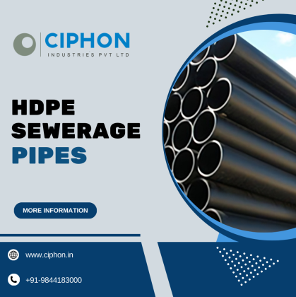 Durable HDPE Sewerage Pipes | Optimize Your Drainage System