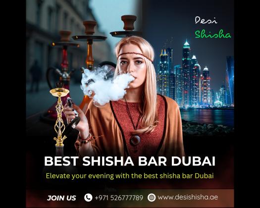Elevate your evening with the best shisha bar Dubai: Desi Shisha