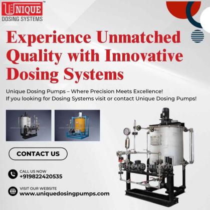 Experience Unmatched Quality with Innovative Dosing Systems