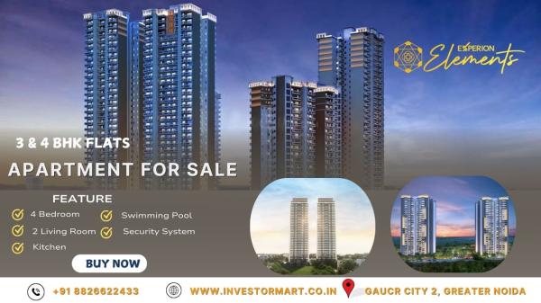 Experion Elements - Luxury 3/4 BHK Apartment in Sector 45 Noida