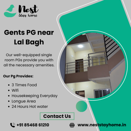 Gents PG near Lal Bagh in Nest Stay Home PG