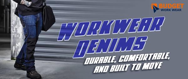 Get the durable, comfortable workwear denims
