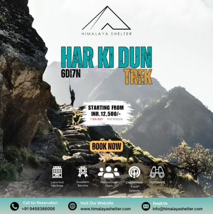 Har ki dun trek package from Himalaya Shelter | Book Now