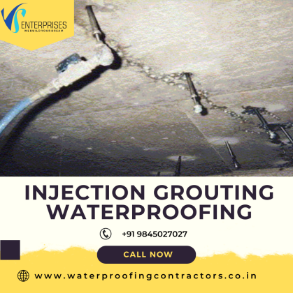 Injection grouting waterproofing contractors in Bangalore