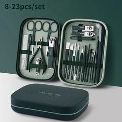 Keep your nails flawless with the Premium Stainless Steel Nail Care Set!