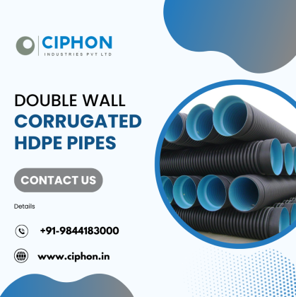 Leading DWC HDPE Pipe Manufacturer - Infrastructure Solutions