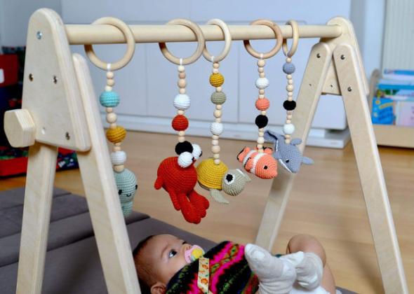 Montessori Play Gym with Safe and Educational Fun for Your Child