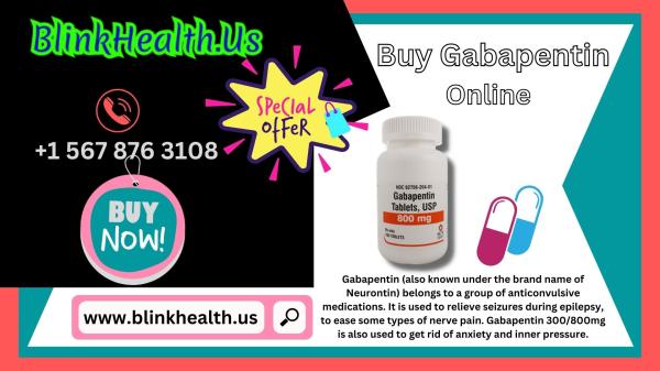 Order Gabapentin 300/800mg Online Legally in USA