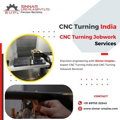Precision CNC Turning India - Expert CNC Turning Jobwork Services by Sinnar Ureplas