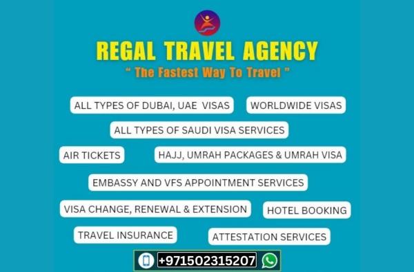 Regal Travel Agency, Air ticket, Holiday Packages, Worldwide visas