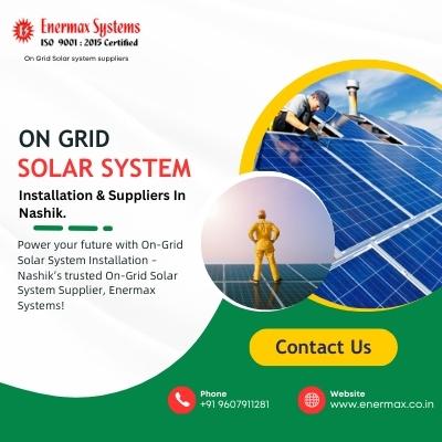 Reliable On-Grid Solar System Solutions in Nashik  Enermax Systems