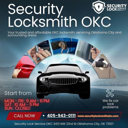 Security Locksmith OKC - Providing Locksmith Services near OKC