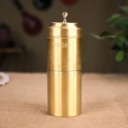 Shop Traditional Brass Filter Coffee Set Online At Artarium