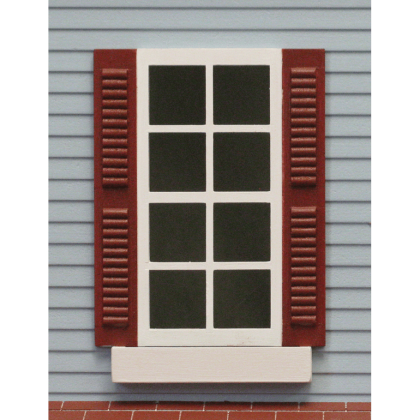 Shop Window Flowers Boxes for Dollhouses