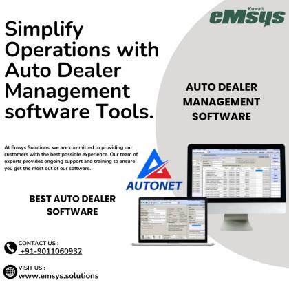 Simplify Operations with Auto Dealer Management software Tools.