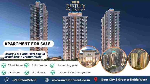 SKA Destiny One | 3 & 4 BHK Apartments Zeta 1, Greater Noida