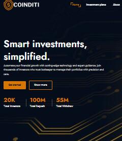 Start your journey into the world of cryptocurrency with Coinditi.com