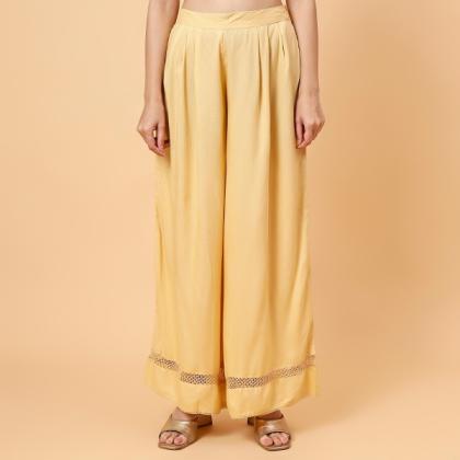 Stylish Mustard Yellow Palazzo Pants for Effortless Chic