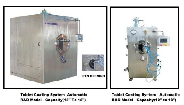 Tablet Coating System – Automatic (Capacity: 12