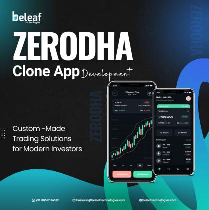 Top-notch  zerodha clone app development - Beleaf Technologies