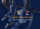 Brooklyn Nets vs Miami Heat Tickets Barclays Center January 25th, 2025